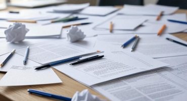 документы на столе