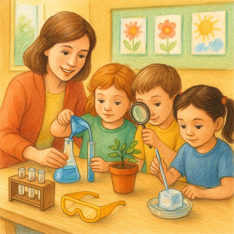 опыты в детском саду