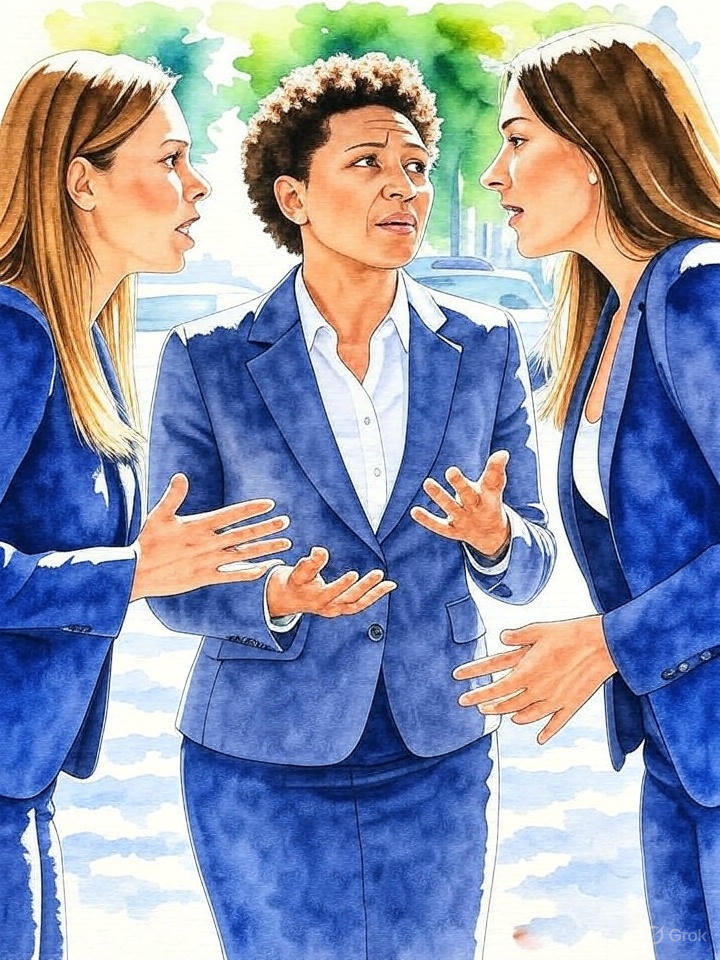 женщины спорят