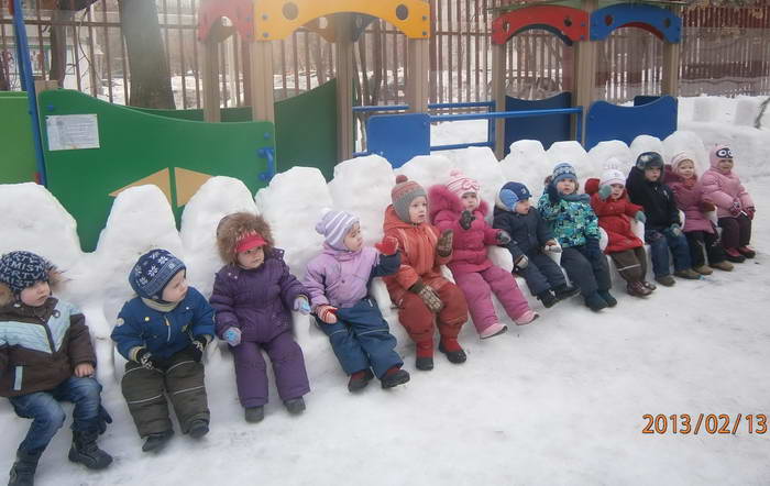 Оформление детского сада зимой