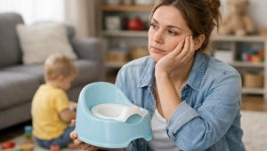 мама с горшком