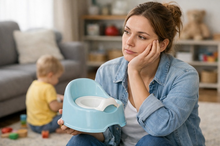 мама с горшком