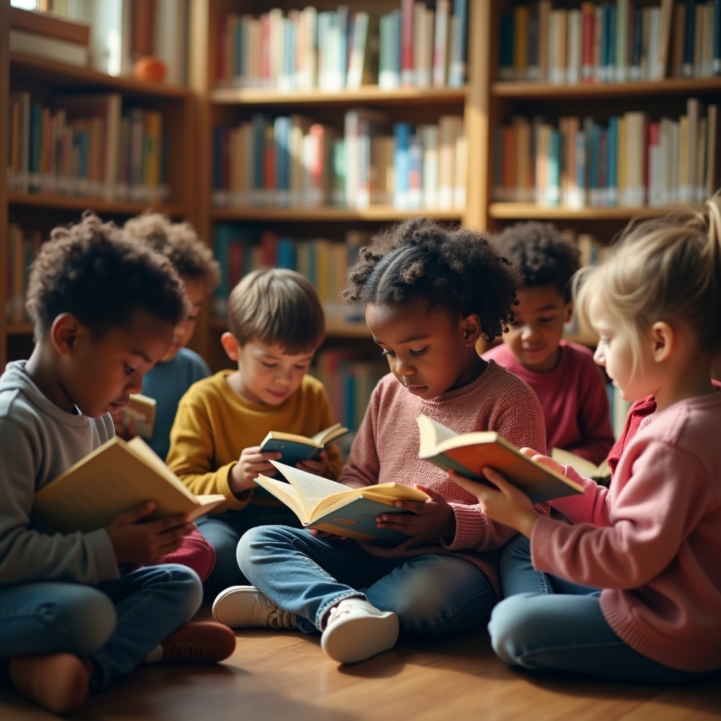 дети читают 