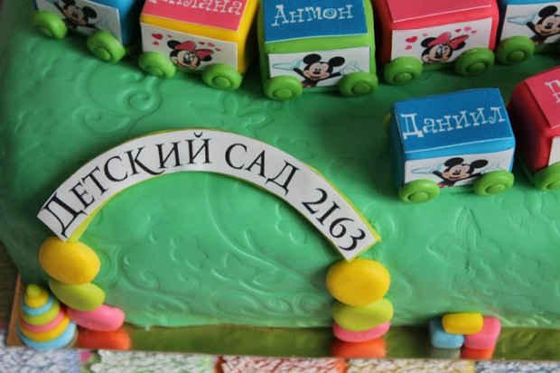 торт выпускной в детском саду