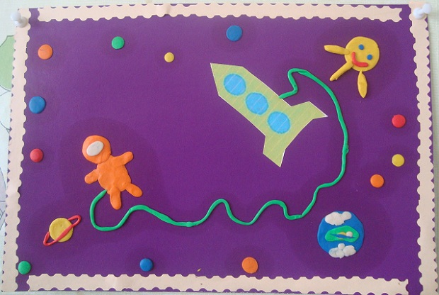 детские поделки на день космонавтики