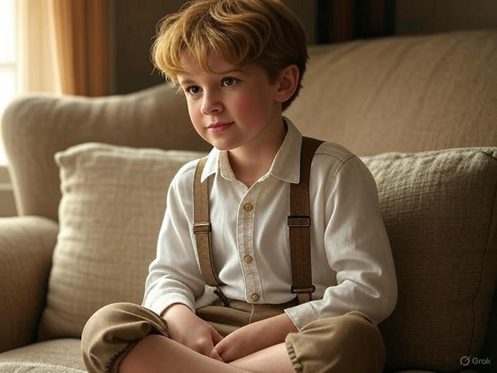 опрятный воспитанный мальчик