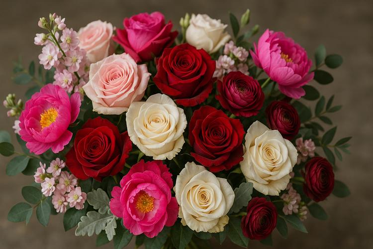 букет цветов на праздник