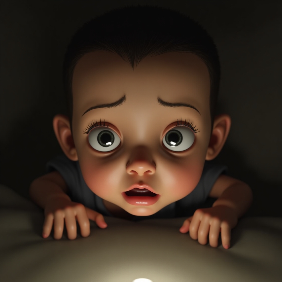 напуганный ребенок