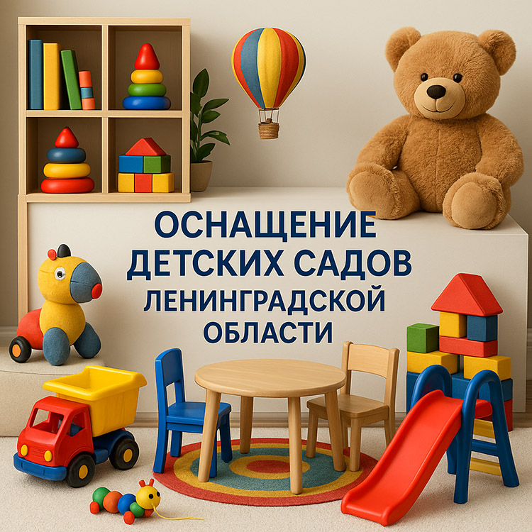 оснащение детских садов Ленинградской области 