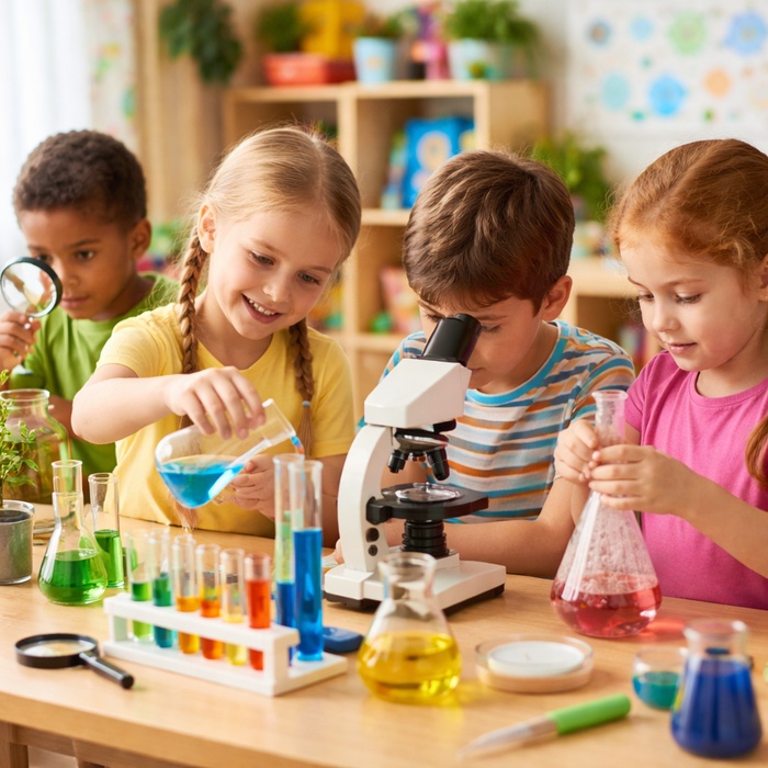 опыты в детском саду