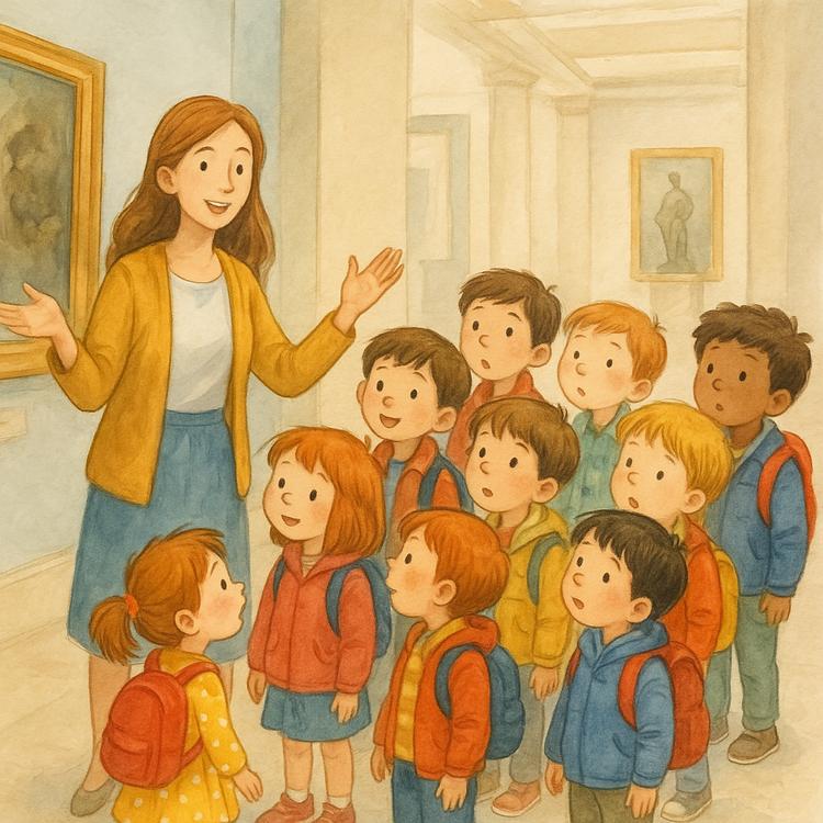 дети на экскурсии