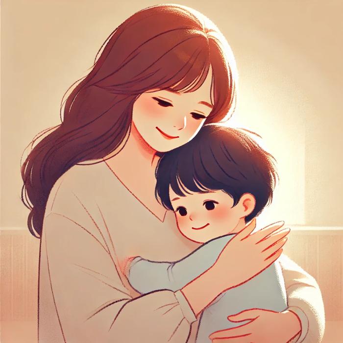 мама и ребенок на 8 марта