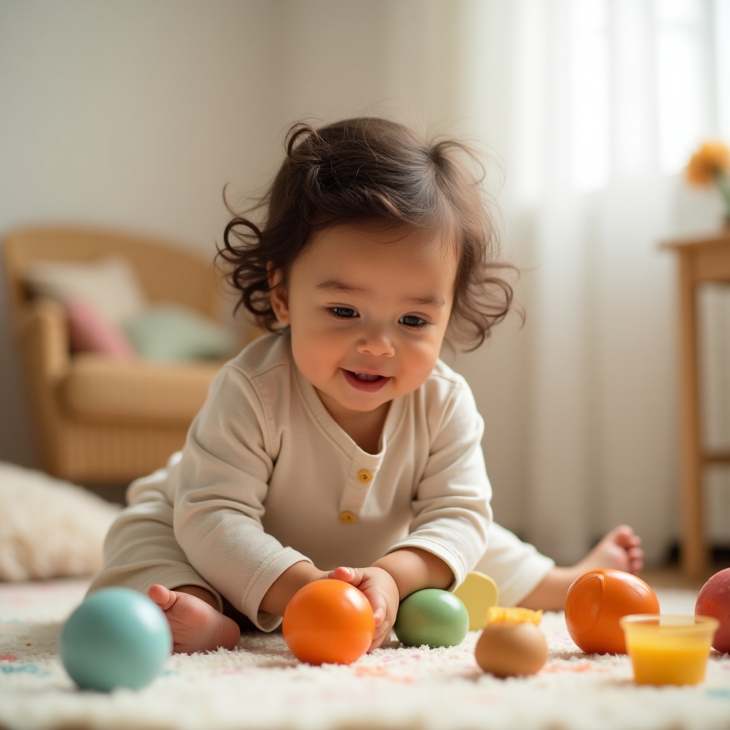 ребенок играет