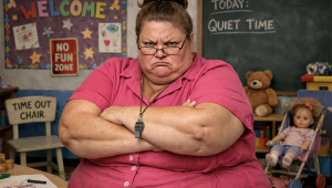 воспитатель кричит на ребенка