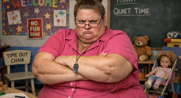 воспитатель кричит на ребенка