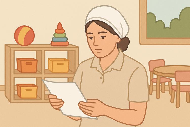 няня в детском саду