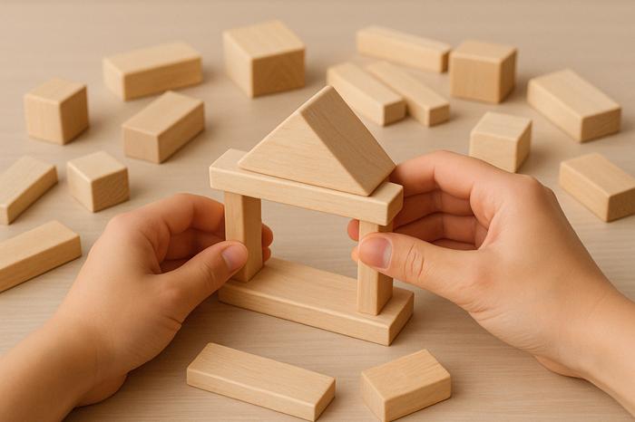 деревянный конструктор для детей