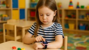 смарт-часы на ребенке