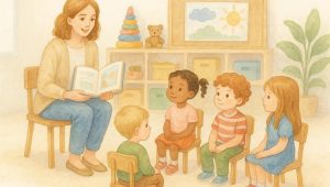 занятие в детском саду