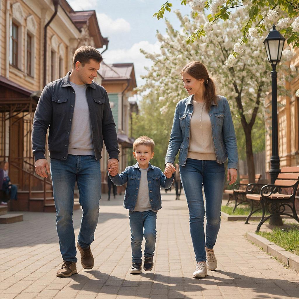 родители и ребенок