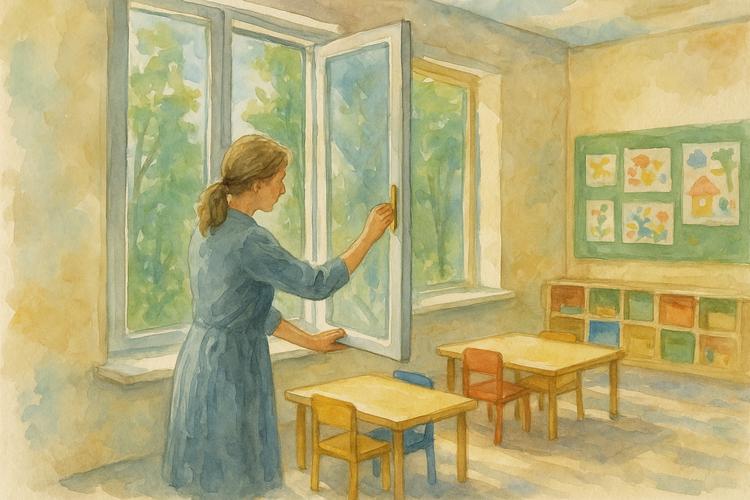 проветривание в детском саду