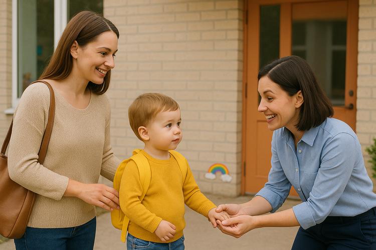 первый раз в детский сад