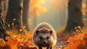 ежик в лесу