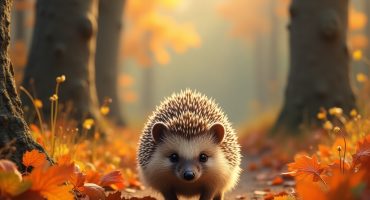 ежик в лесу