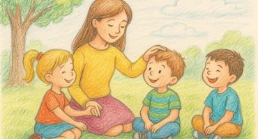 воспитатель и дети