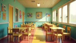 столовая в детском саду