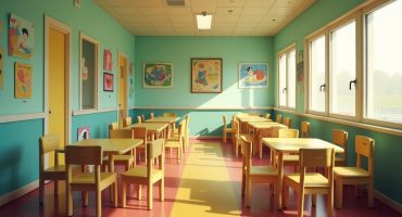столовая в детском саду