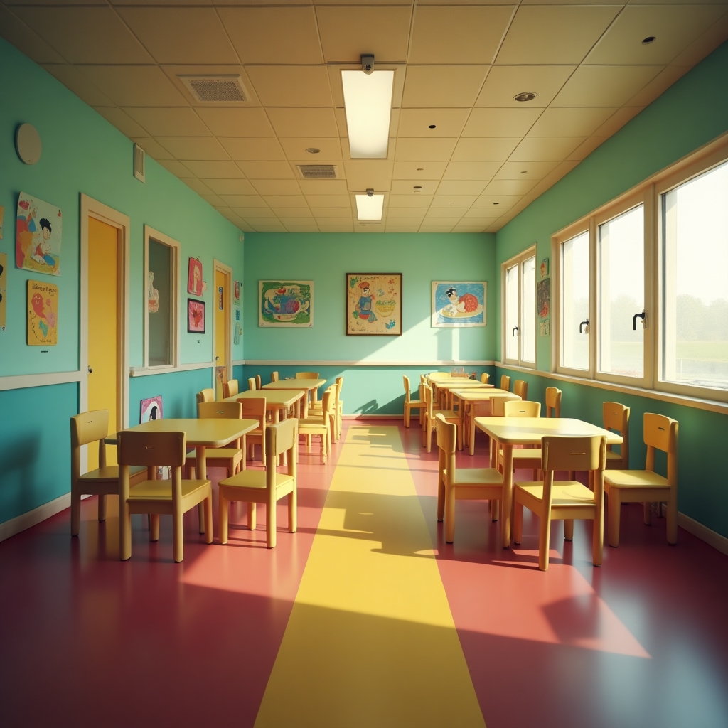 столовая в детском саду