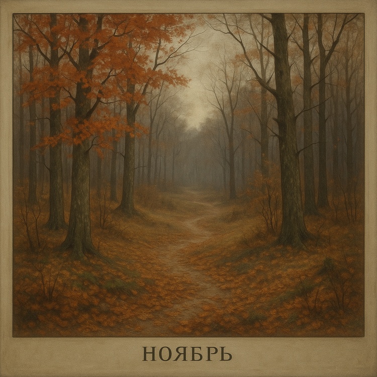 ноябрь в лесу