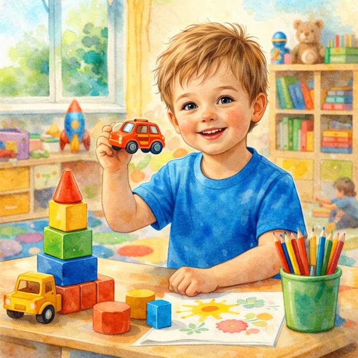 ребенок в детском саду