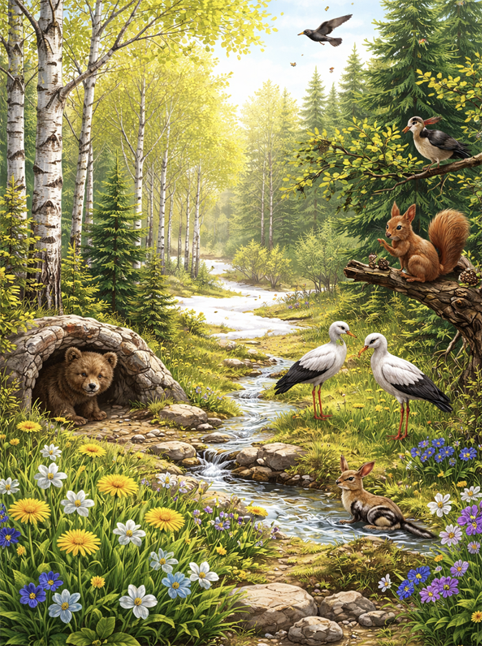 конспект весна в лесу